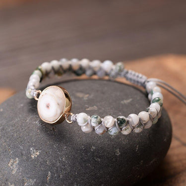 Good Luck Light Grey Howlite Bracelet-Your Soul Place